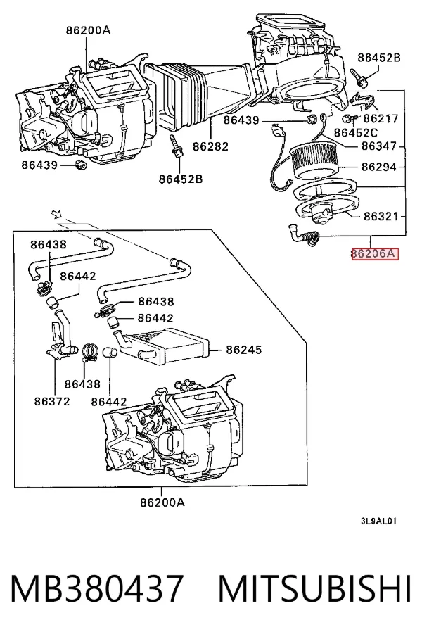  MB380437 Mitsubishi