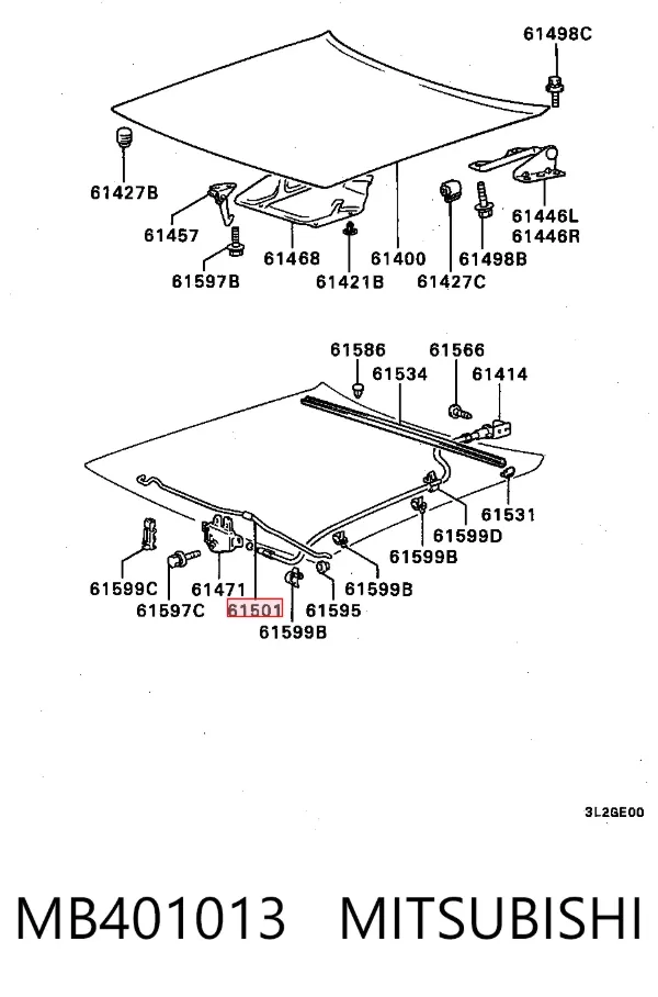  MB401013 Mitsubishi
