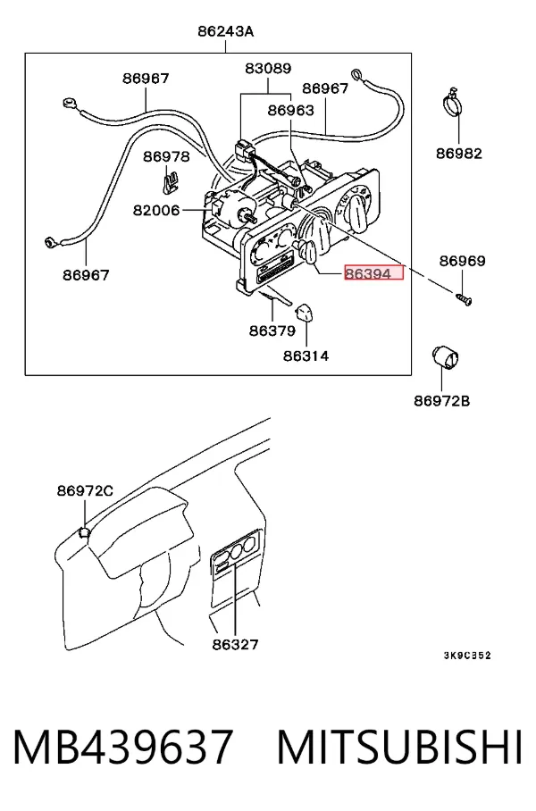  MB439637 Mitsubishi