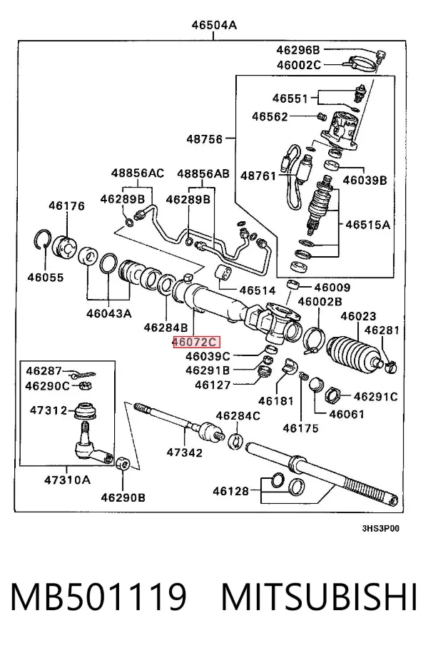  MB501119 Mitsubishi