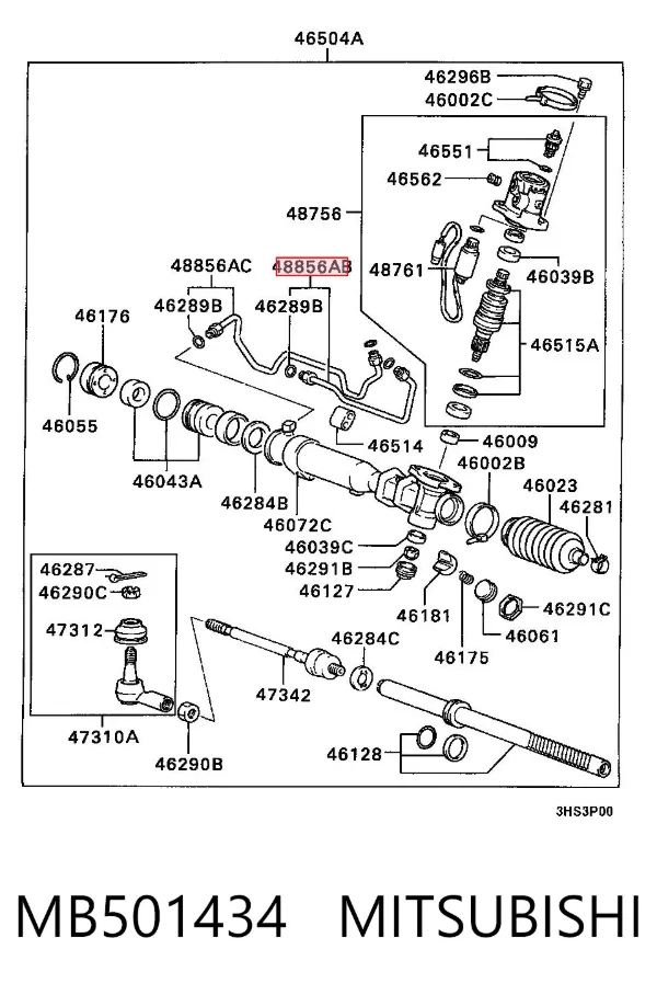  MB501434 Mitsubishi