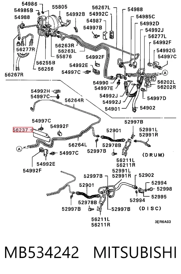 MB534242 Mitsubishi
