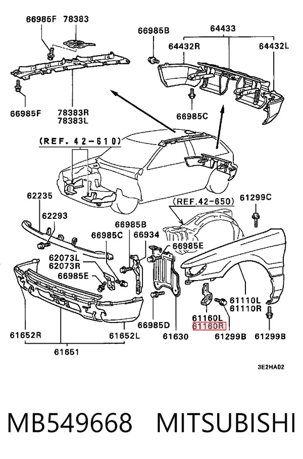  MB549668 Mitsubishi
