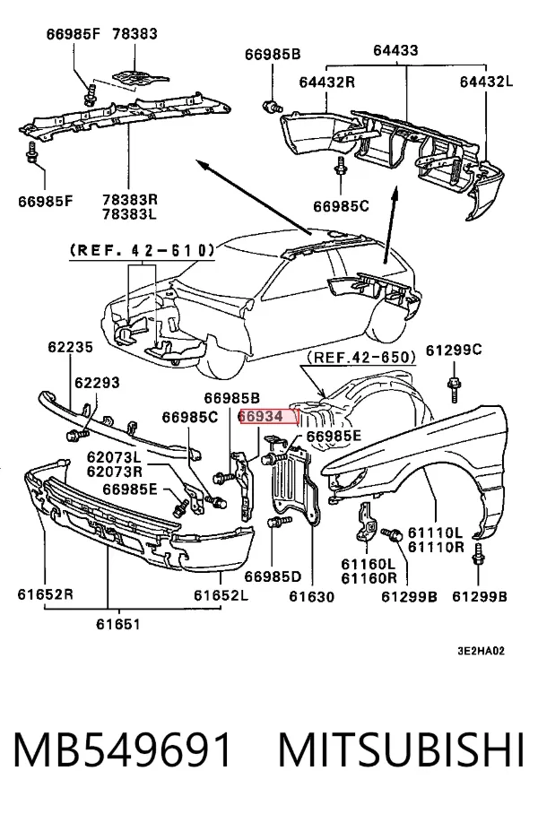  MB549691 Mitsubishi