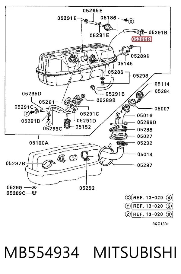  MB554934 Mitsubishi