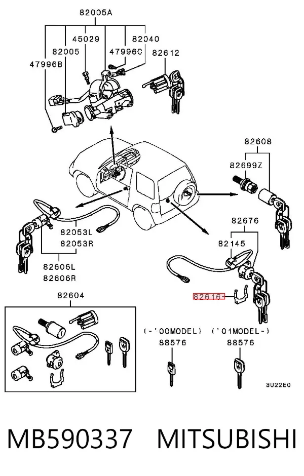  MB590337 Mitsubishi
