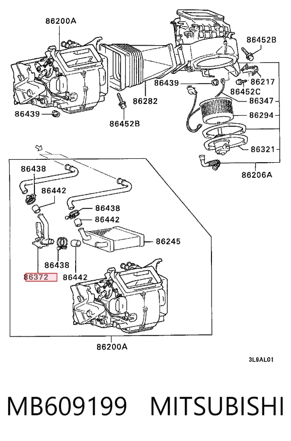  MB609199 Mitsubishi