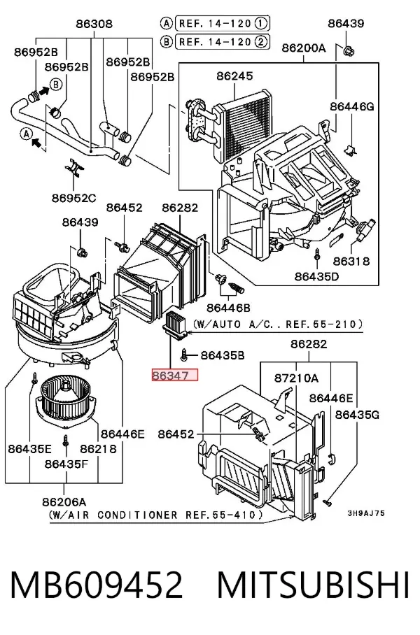  MB609452 Mitsubishi