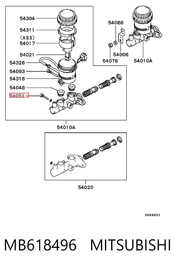  MB618496 Mitsubishi