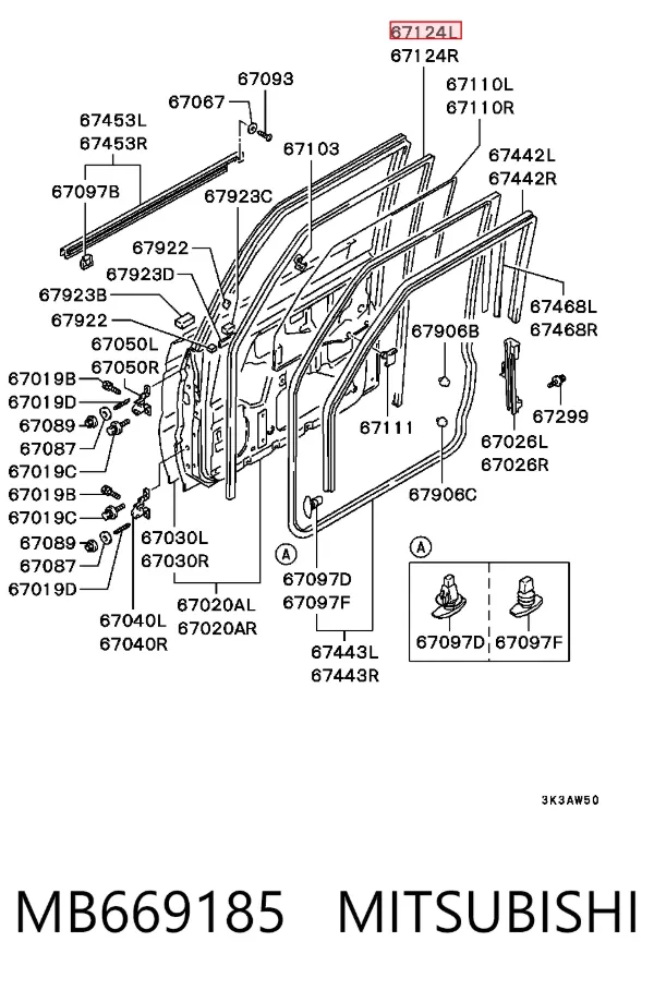  MB669185 Mitsubishi