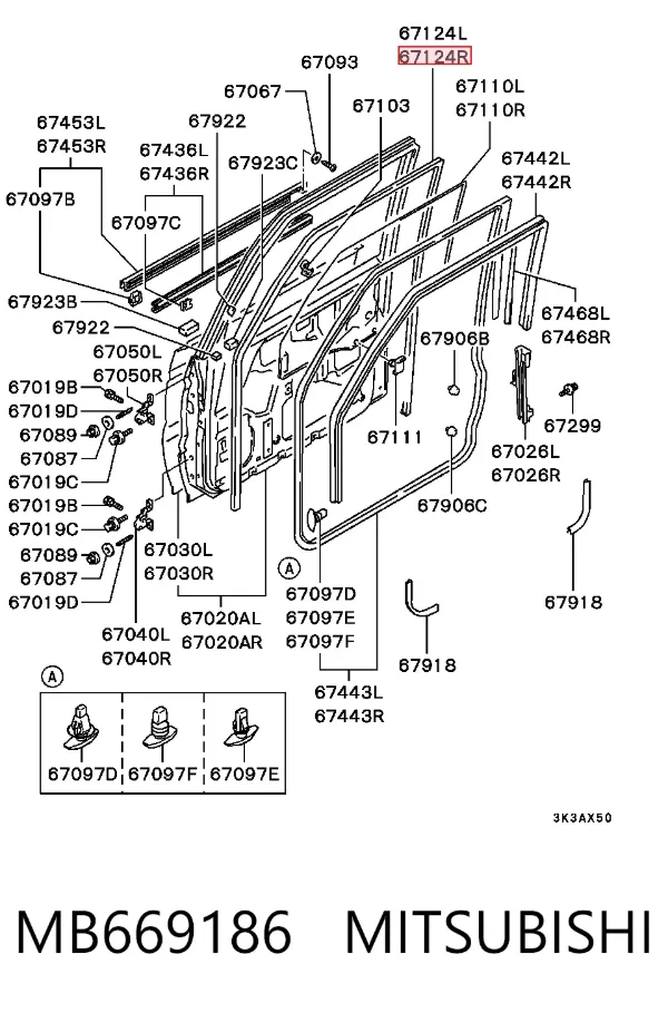  MB669186 Mitsubishi
