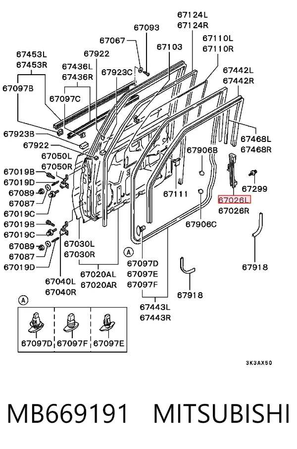  MB669191 Mitsubishi