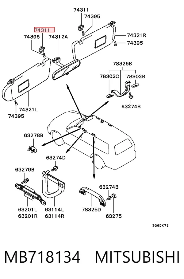  MB718134 Mitsubishi