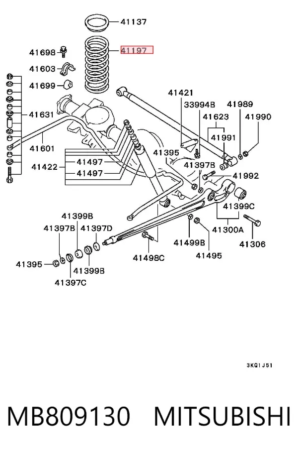 Muelle MB809130 Mitsubishi