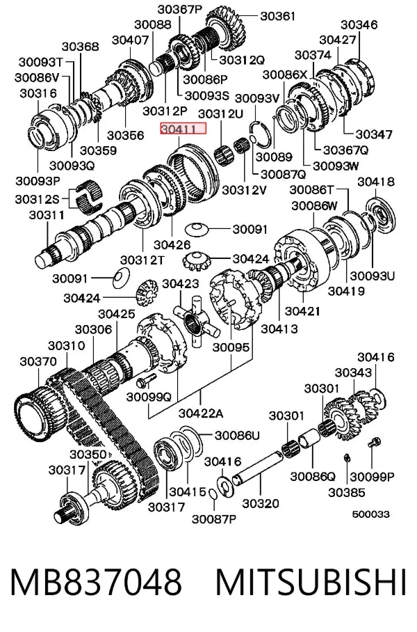  MB837048 Mitsubishi