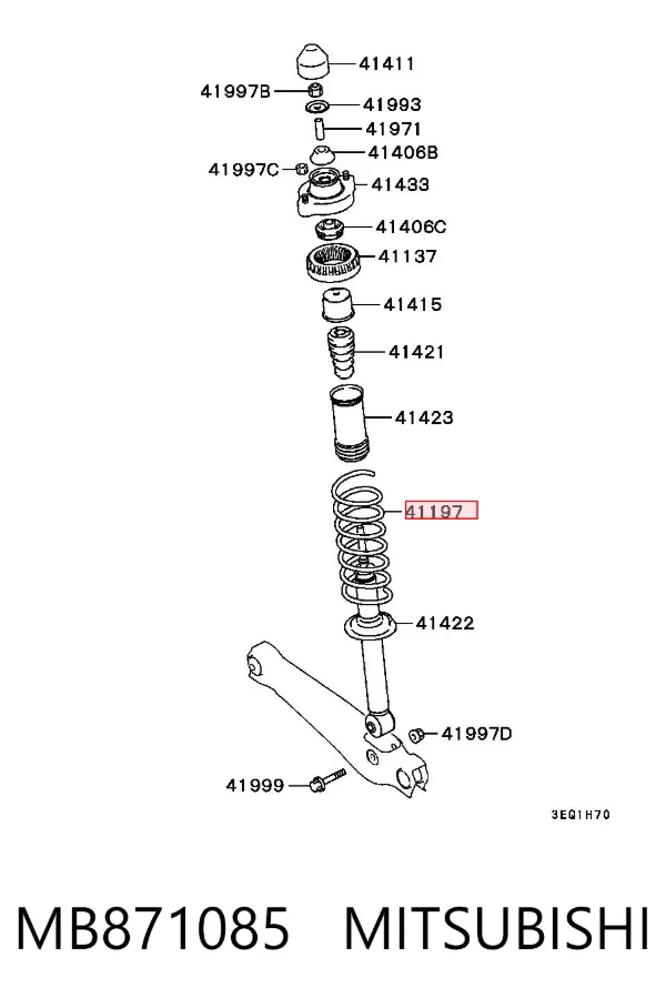 Muelle MB871085 Mitsubishi