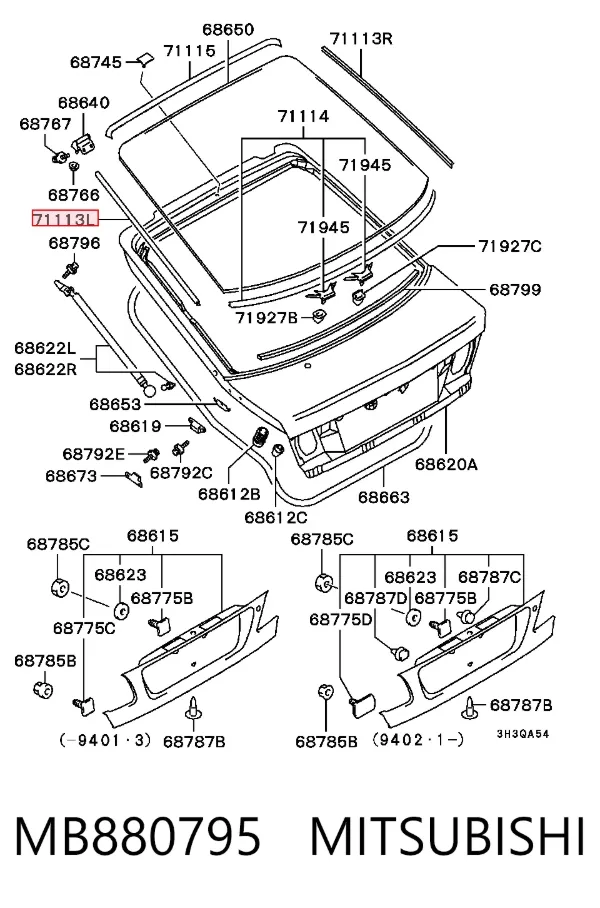  MB880795 Mitsubishi