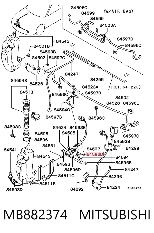  MB882374 Mitsubishi