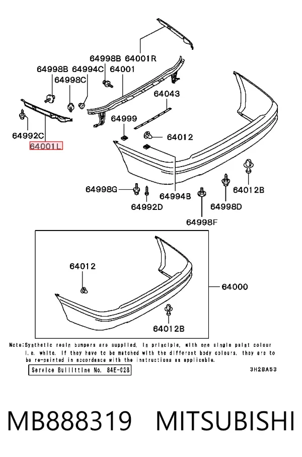  MB888319 Mitsubishi