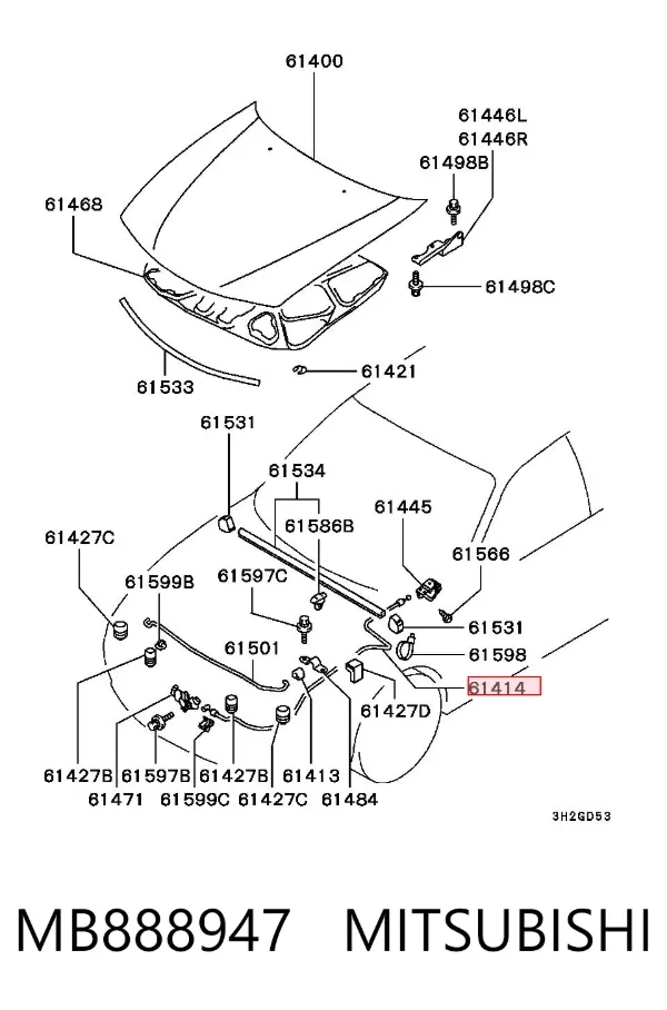  MB888947 Mitsubishi