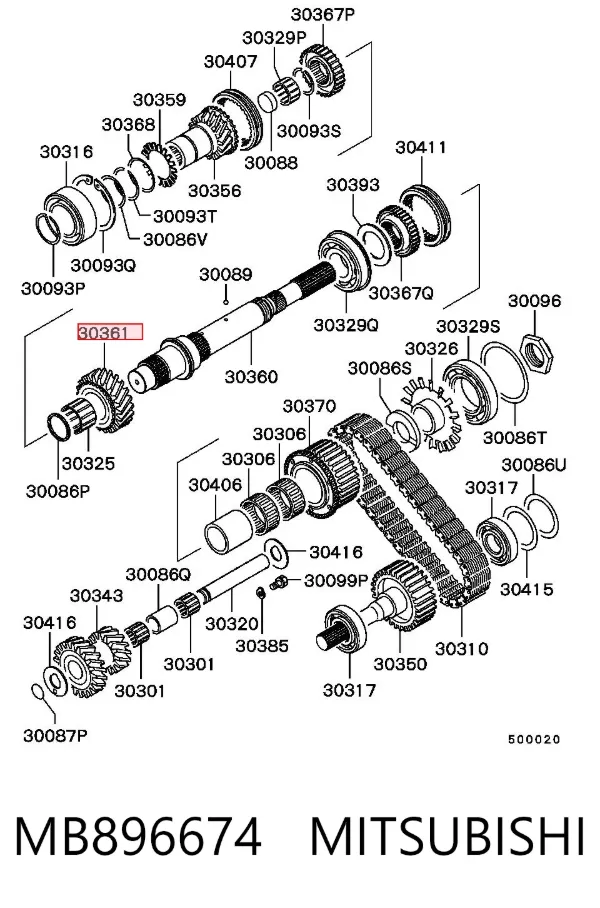  MB896674 Mitsubishi