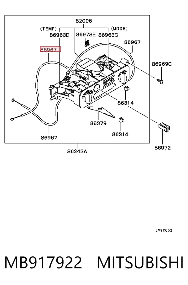  MB917922 Mitsubishi