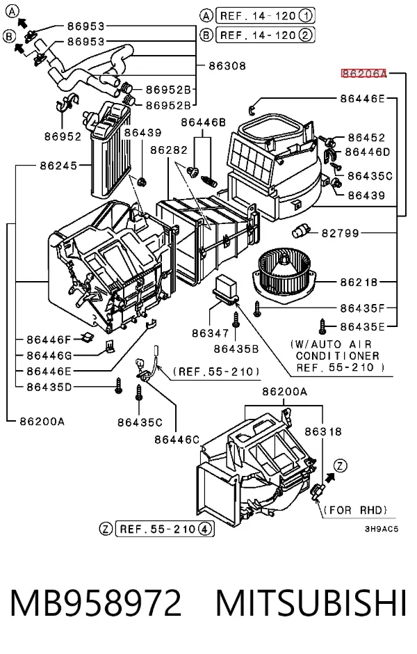  MB958972 Mitsubishi