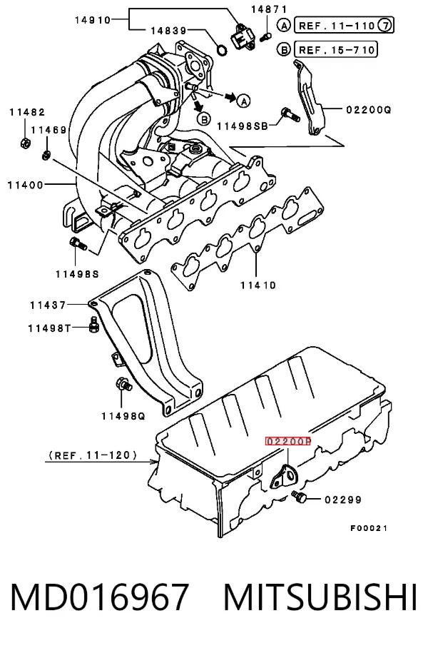  MD016967 Mitsubishi