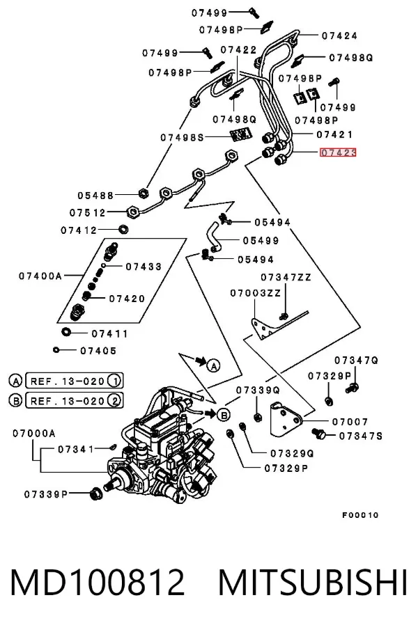  MD100812 Mitsubishi
