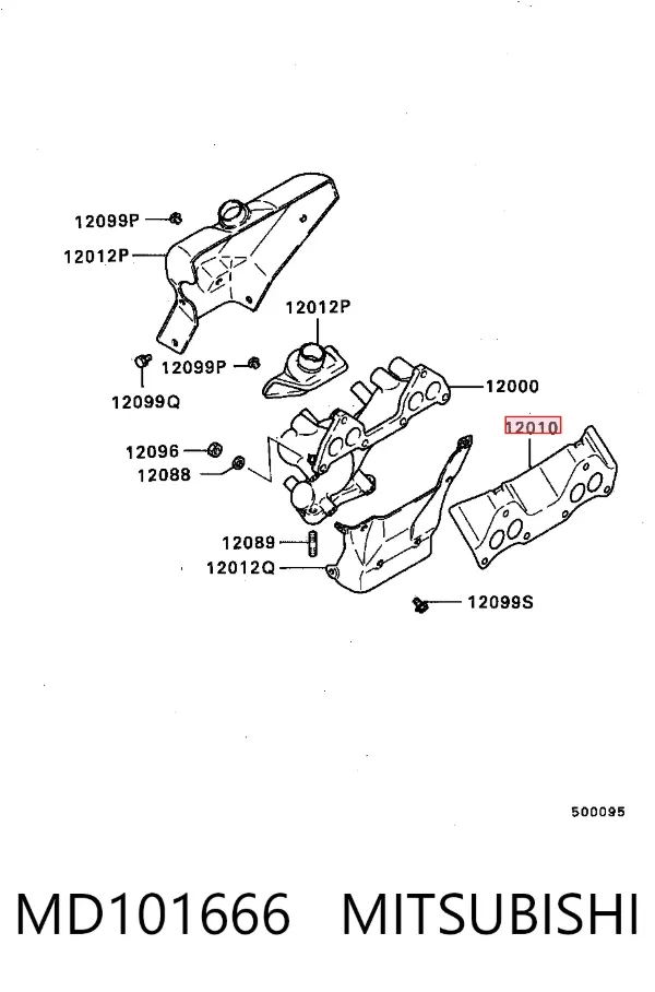 Junta colector escape 2852124010 Hyundai/Kia