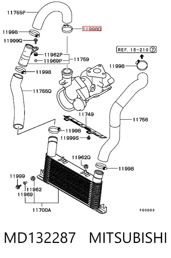  MD132287 Mitsubishi