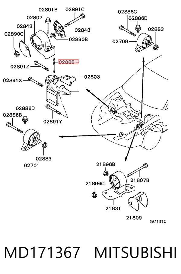 MD171367 Mitsubishi