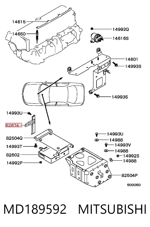  MD189592 Mitsubishi