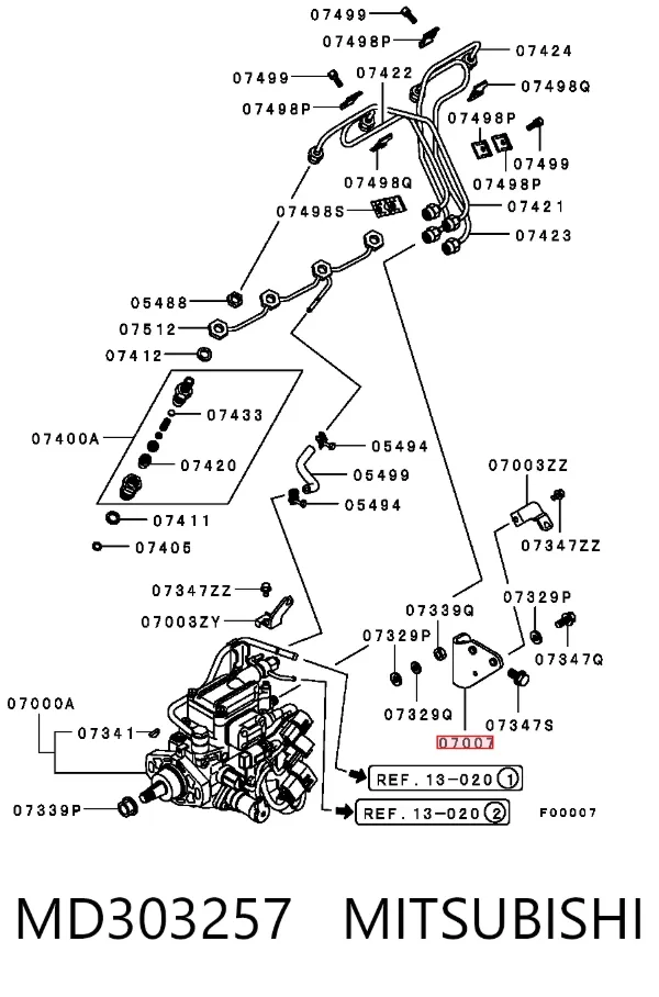  MD303257 Mitsubishi