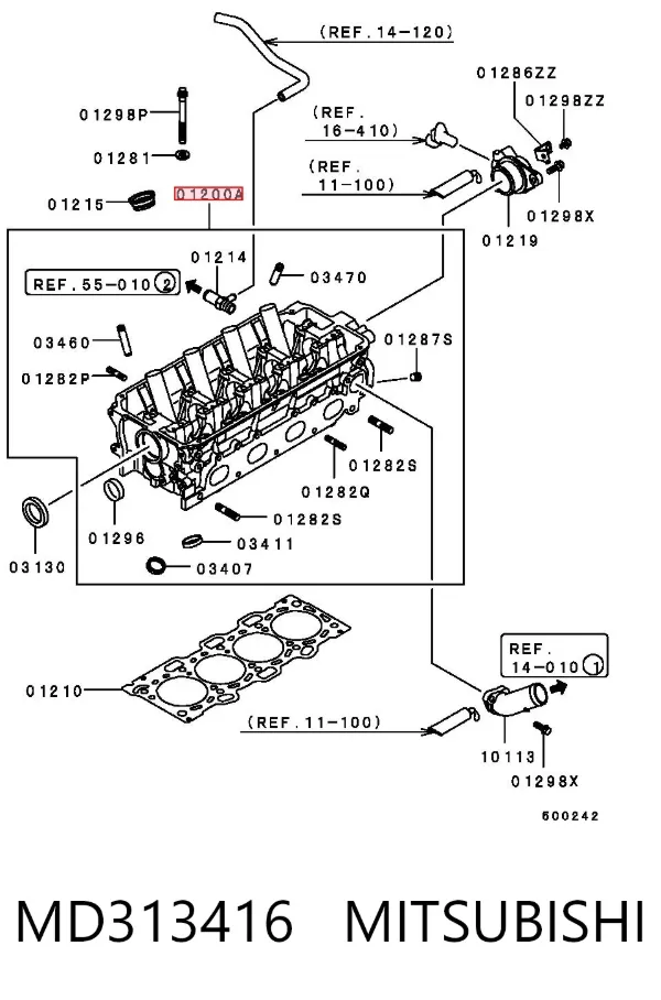 Culata Mitsubishi Lancer VI