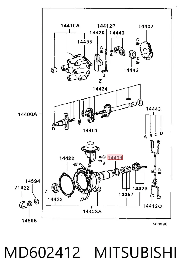  MD602412 Mitsubishi