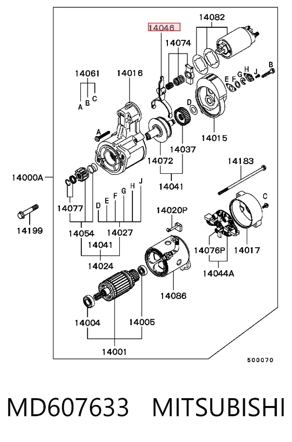  MD607633 Mitsubishi