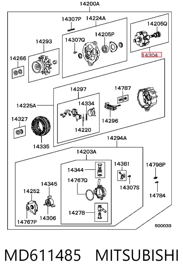  MD611485 Mitsubishi
