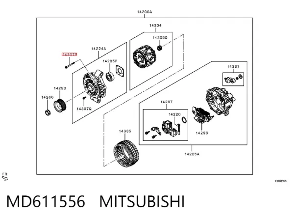  MD611556 Mitsubishi