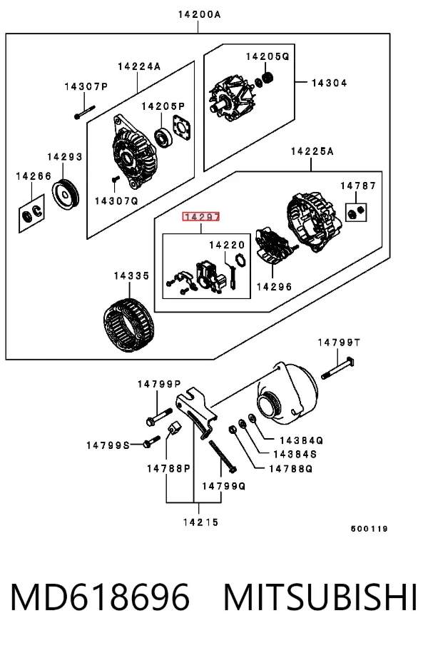  MD618696 Mitsubishi