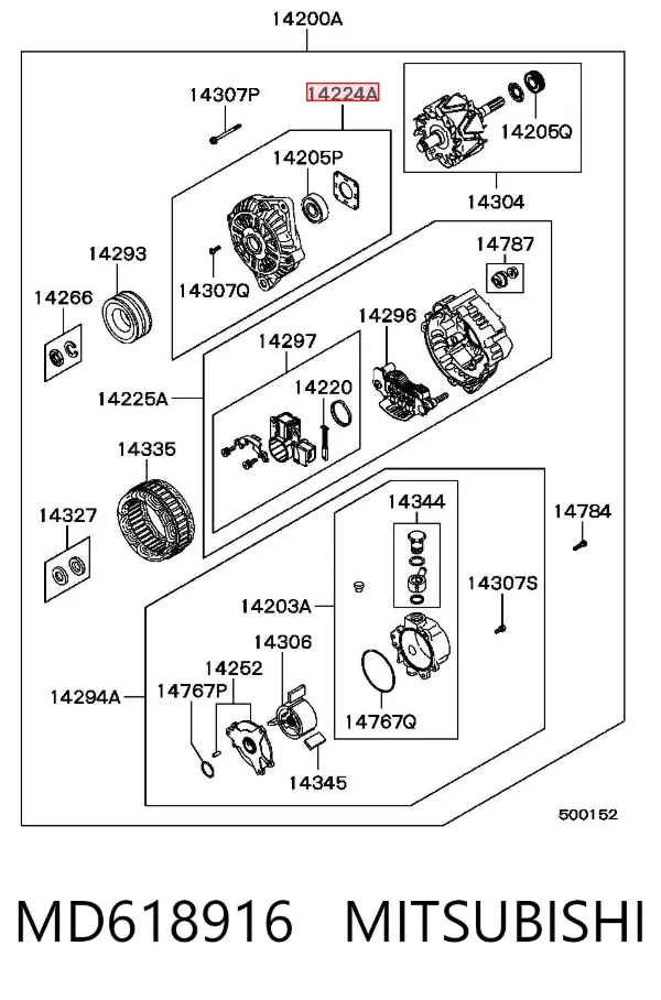  MD618916 Mitsubishi