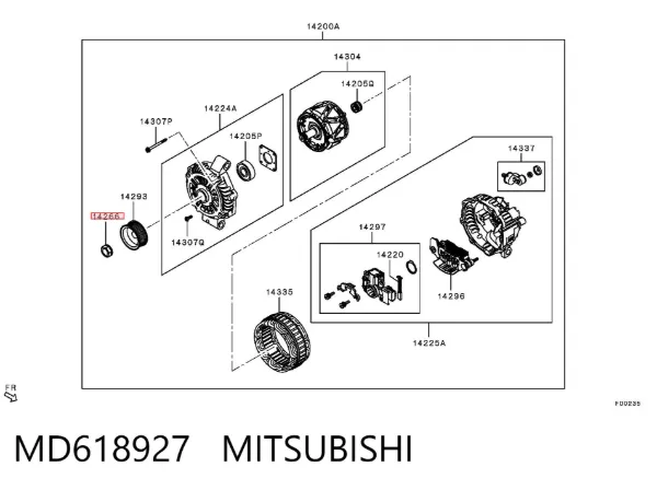  MD618927 Mitsubishi
