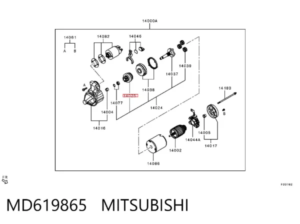 Bendix MD619865 Mitsubishi