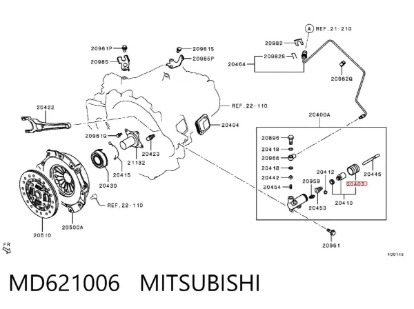  MD621006 Mitsubishi