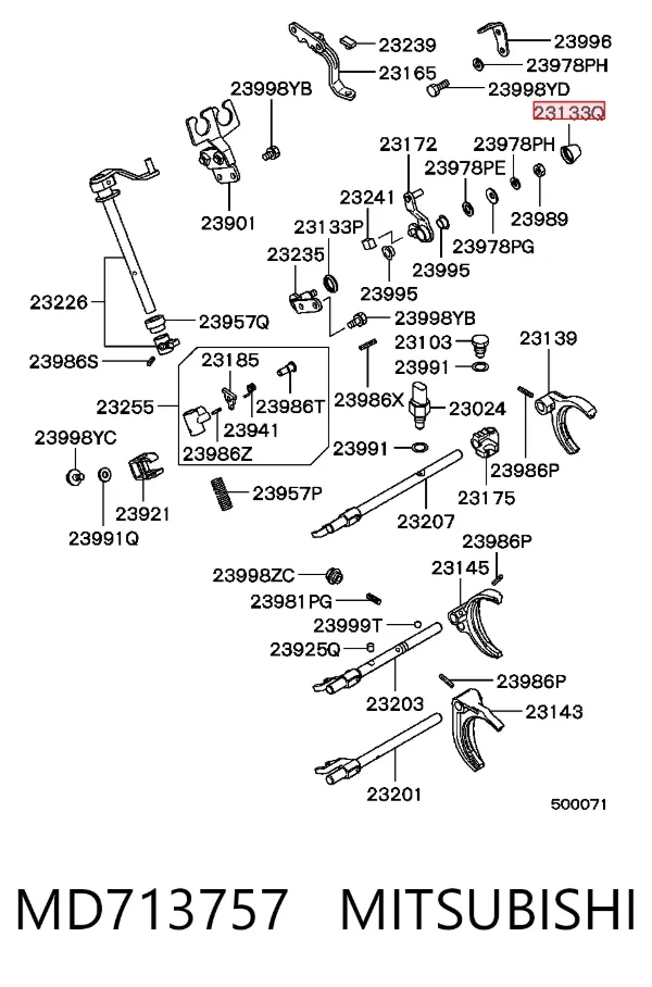  MD713757 Mitsubishi