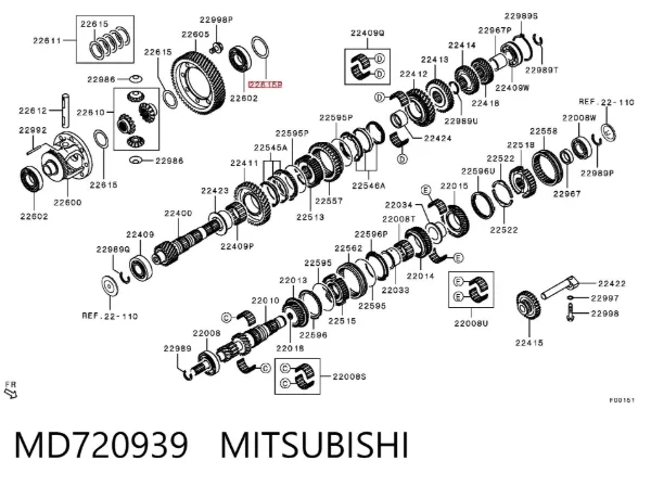  MD720939 Mitsubishi