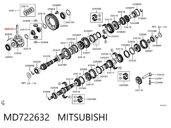  MD722632 Mitsubishi