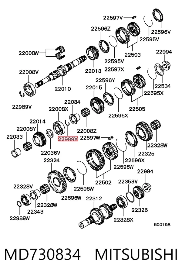  MD730834 Mitsubishi