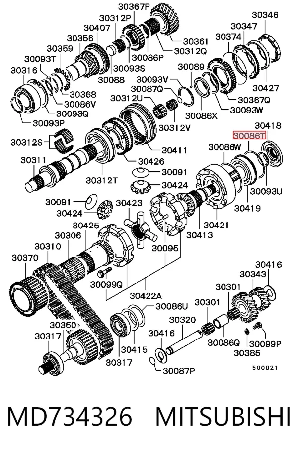  MD734326 Mitsubishi
