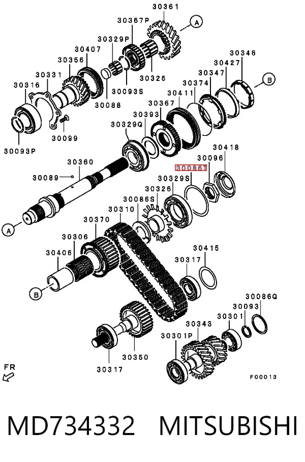  MD734332 Mitsubishi